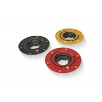 CNC Racing Aluminum with Carbon Inlay Gas Cap Flange for Ducati And KTM CNC Racing Aluminum with Carbon Inlay Gas Cap Flange for Ducati And KTM